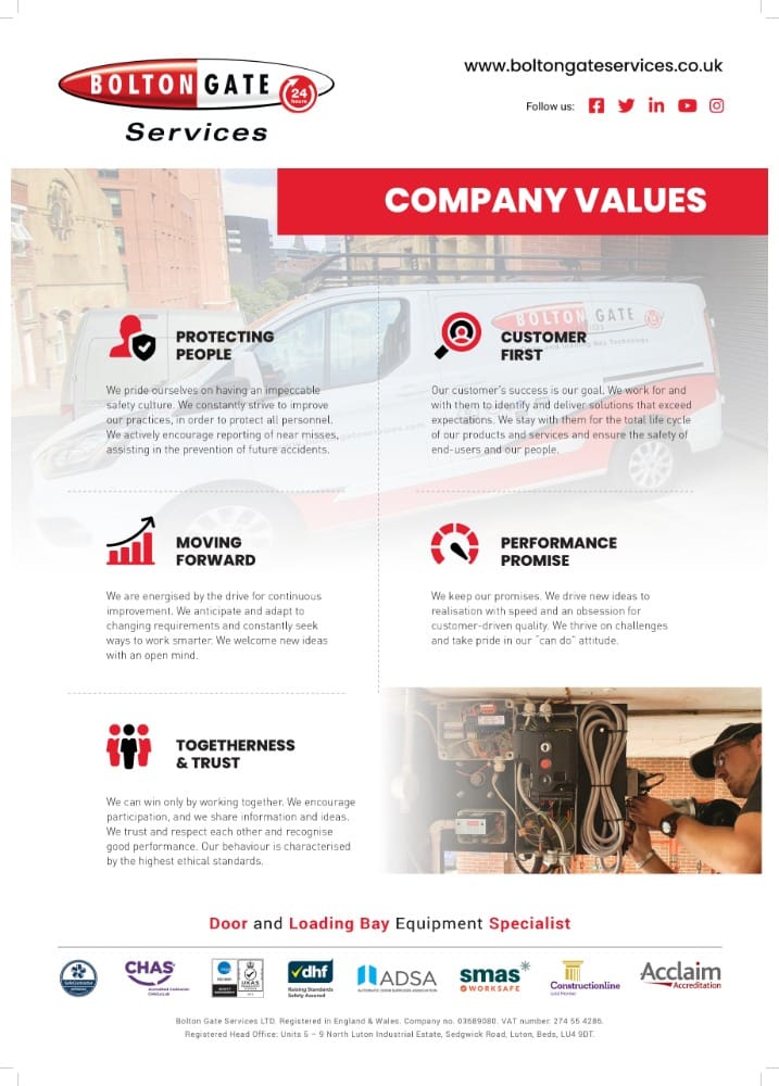 Company Values | BGS