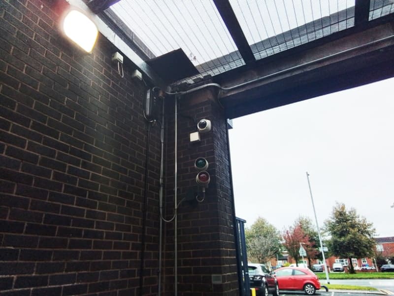 Image of motor of Roller Shutter Door Installation Huyton Police Station, Liverpool